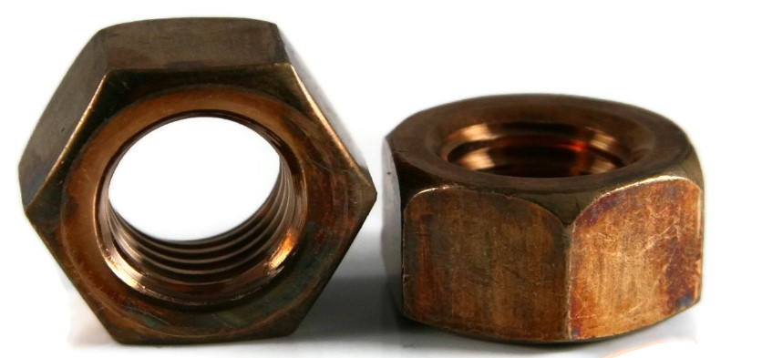 1" - 8 NC FINISHED HEX NUT 651 SILICON BRONZE